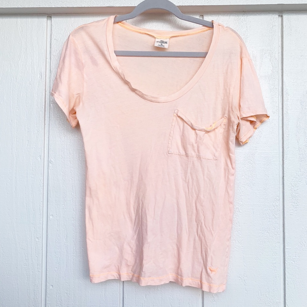 ❌SALE❌ VS PINK Orange Cotton Top M
